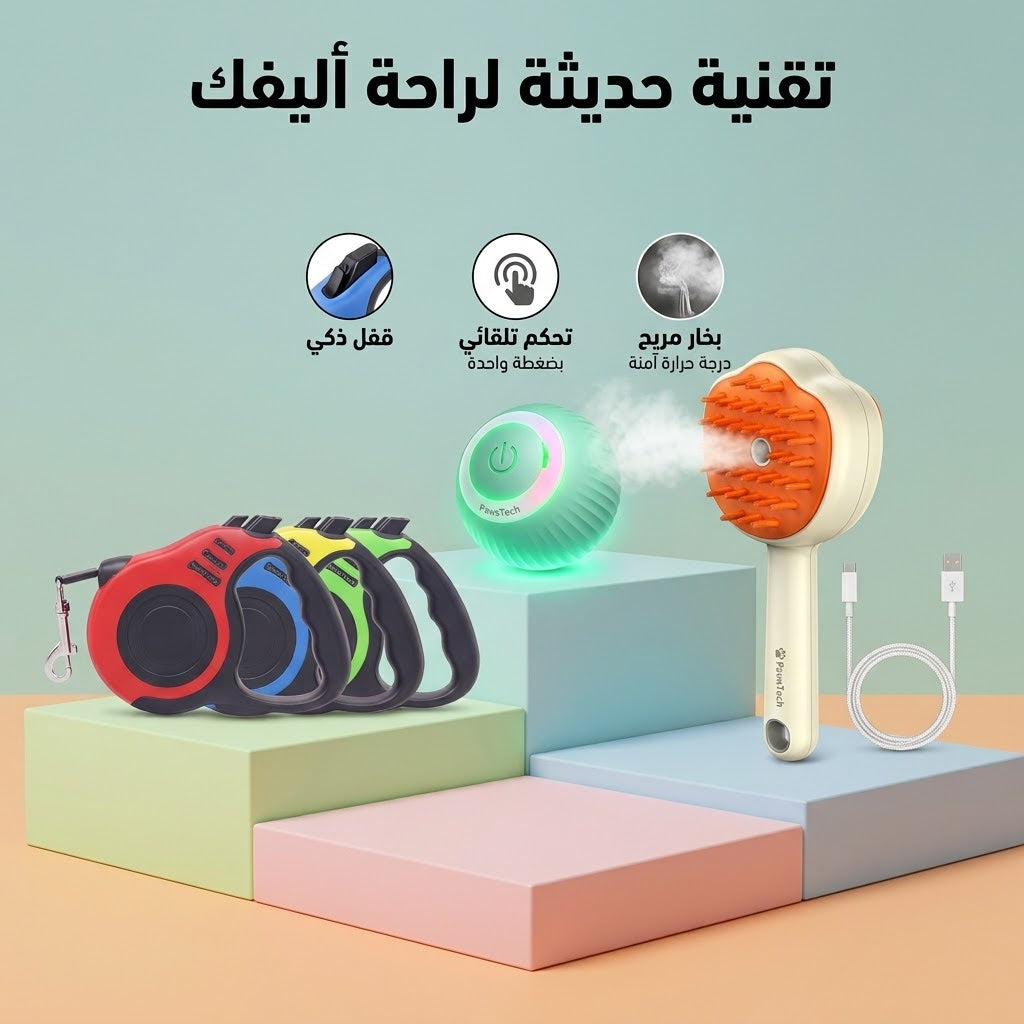عرض خاص:مجموعة الرفاهية واللعب للحيوانات الأليفة (3 في 1)